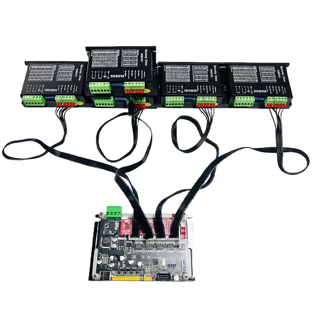 3PCS Stepper Motor Drive Connection Cable 6pin used to Connect 4 Axis GRBL Control Board and the DM542 DM556 Stepping Motor