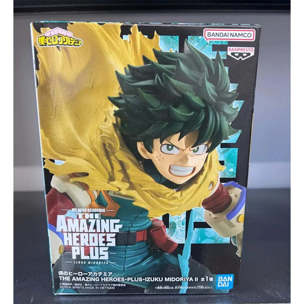 

IZUKU MIDORIYA 2 BANDAI Banpresto My Hero Academia THE AMAZING HEROES-PLUS Фигурка Модель Аниме Натуральная игрушка в штучной упаковке