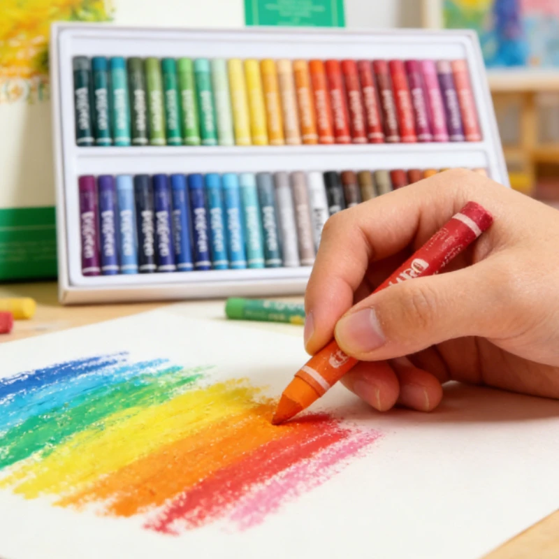 Mini Heavy Colored Pastel Set Professional Painting Drawing Graffiti Art Soft Crayons Washable Non Toxic Art Supply 24/48Color
