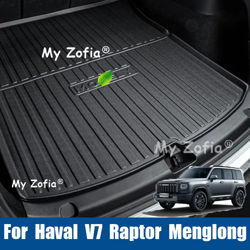 Full Coverage TPE Car Trunk Mat Odorless Flexible Rear Cargo for Daily Use Accessories For Haval V7 Raptor Menglong 2025 2026