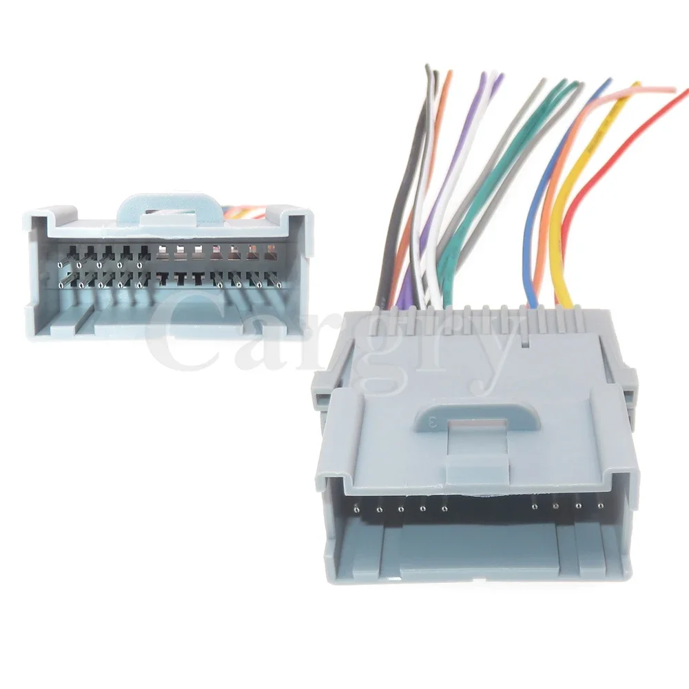 

1 Set 24P AC Assembly Car Radio Adaptor Universal Adapters Wire DVD CD Connectors ISO Plug for Chevrolet Chrysler GMC Buick GL8