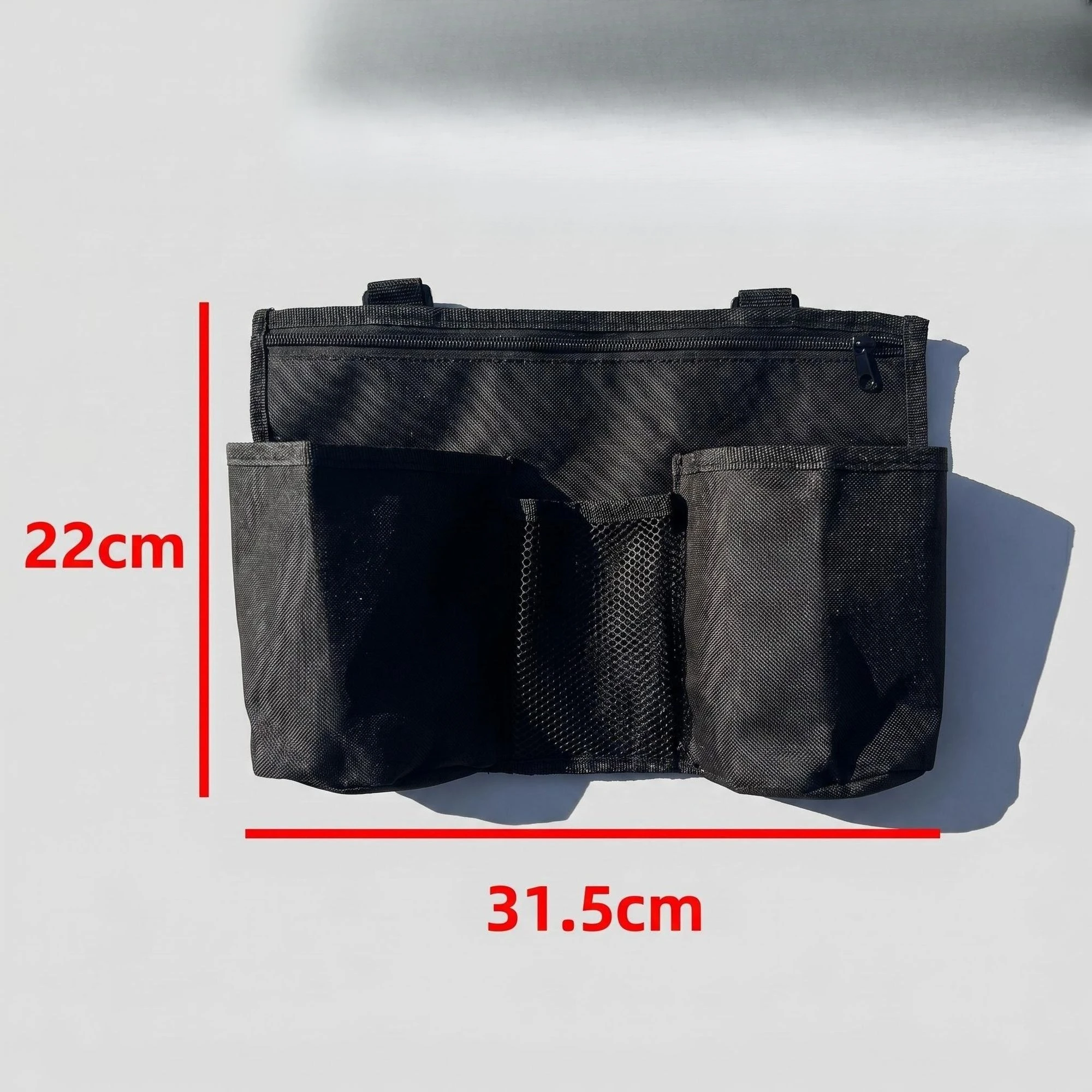 Multi-pocket Wheelchair Hanging Bag Large Capacity Waterproof Seat Armrest Side Storage Bag Multifunctional Arm Rest Pouch