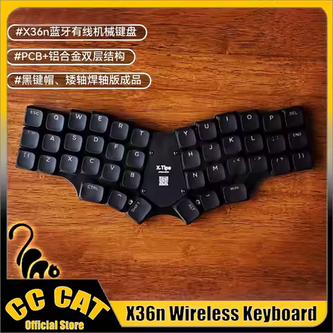 X36n Keyboard Corne V4 Layout Wireless 42keys Integrated Ergonomic Mechanical Keyboard Support Qmk Vial Custom Gamer Accessory