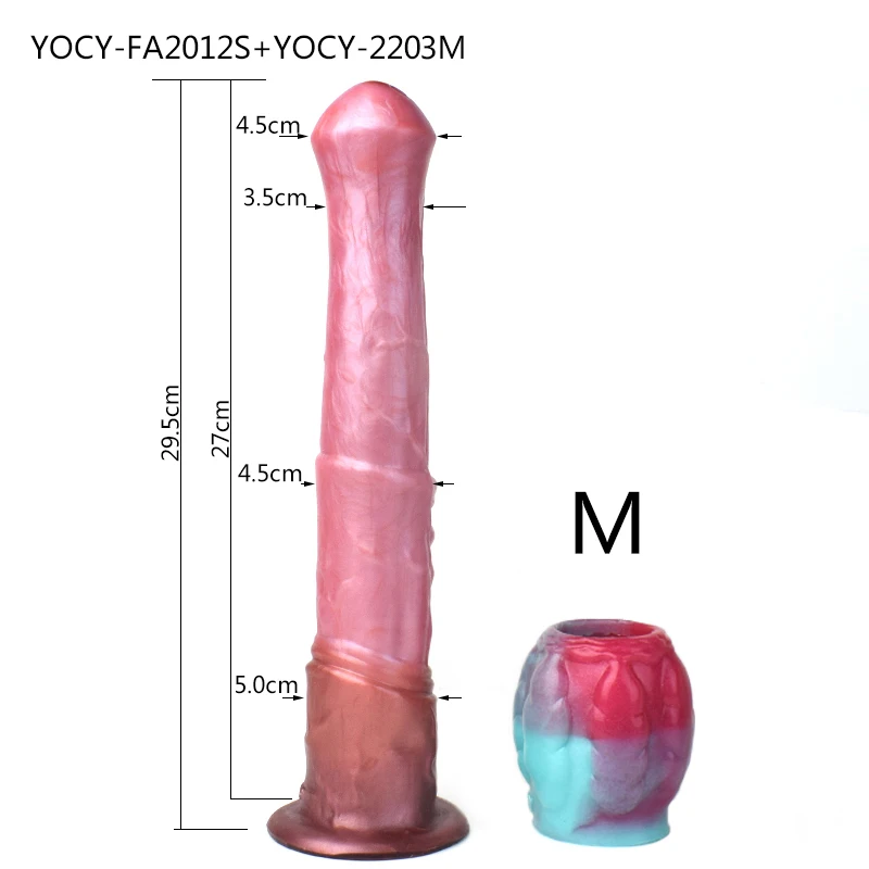 FRKO Long Horse Dildo Dick Enlarger Penis Sleeve Big Dog Knot Adult Sex Toys For Men Strapon Cock Ring Intimate Accessories