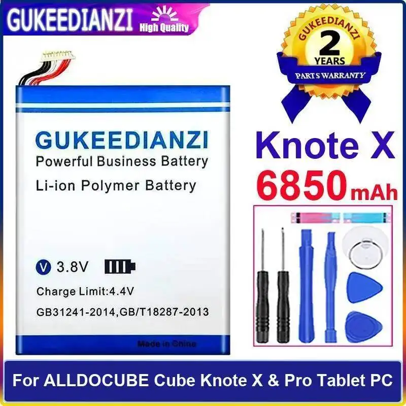 

Замена аккумулятора для планшета емкостью 6850 мАч премиум-класса для Alldocube Cube Knote X и Pro PC, стабильный