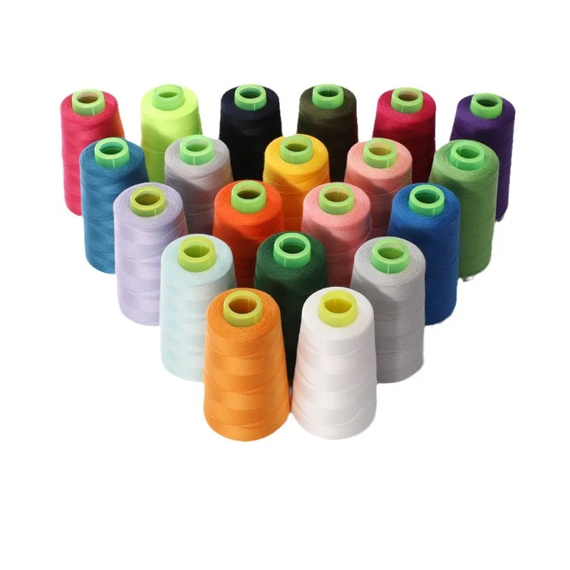 100% Polyester Sewing Thread 3000 Yards Universal 40/2 Gauge For Sewing Machines & Hand Repairs Original White