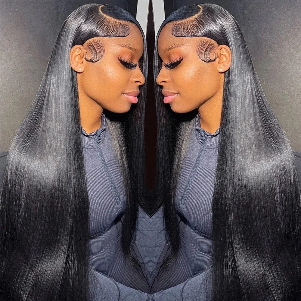 

Парик с кружевной передней частью 13x6 без клея, супер-плотный, прямой, 100% вьетнамские человеческие волосы, распродажа