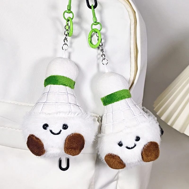 Pendentif de poupée en peluche de Badminton créatif et mignon, porte-clés de dessin animé de Couple, emballage amusant, décoration, 2025
