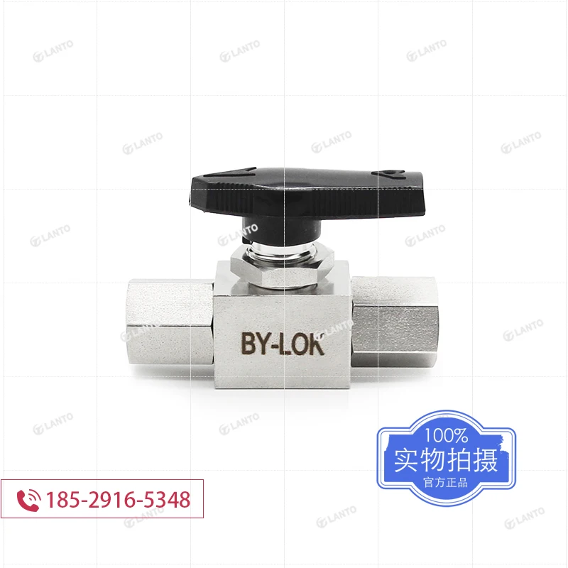 316L Stainless Steel High Pressure NPT Inner and Outer Wire Straight-through Ball Valve, Two-way Threaded Globe Valve