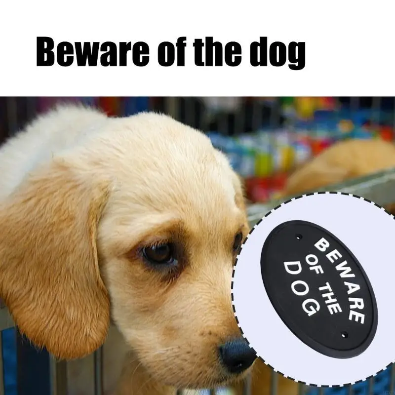 97QD Deatingproof Dog إشعار علامة ديكور علامة حديقة للمناطق الداخلية أو الخارجية