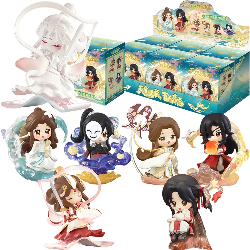 Heaven Official's Blessing De Pracht Van Schilderen Serie Xielian & Huacheng Anime Figuur Blind Box Speelgoed Desktop Ornament Geschenken