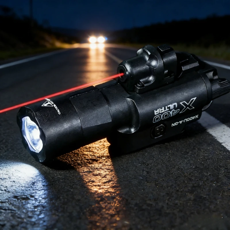 

Лазерный целеуказатель X400U 2-в-1 с мощным фонариком: крепление на планку 20 мм для страйкбольных игрушечных пистолетов, охоты и соревнований