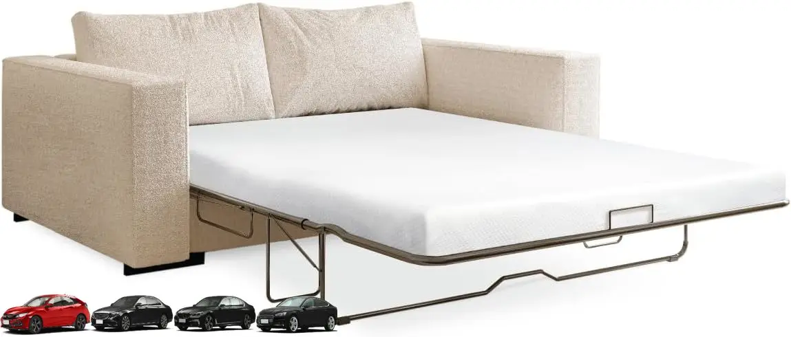 

Milliard 4.5 Inch Memory Foam Replacement Mattress with Breathable, Waterproof and Washable Cover for Full Size Sleeper Sofa and