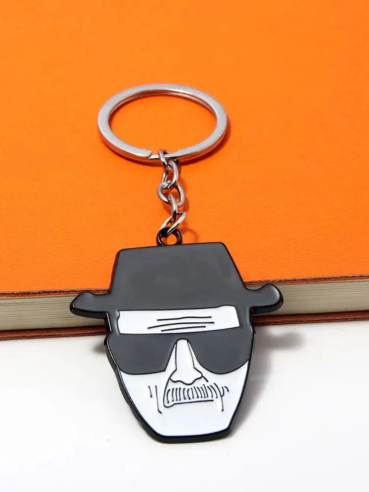 Émission de télévision Breaking Bad porte-clés lettre Logo Walter blanc pendentif porte-clés pour femmes hommes voiture porte-clés bijoux cadeau