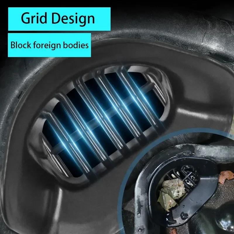 For Tesla Model Y 20-24 Anti-Clogging Water Channel Filter Net Front Trunk Water Guide Groove Filter Debris Filter Accessories