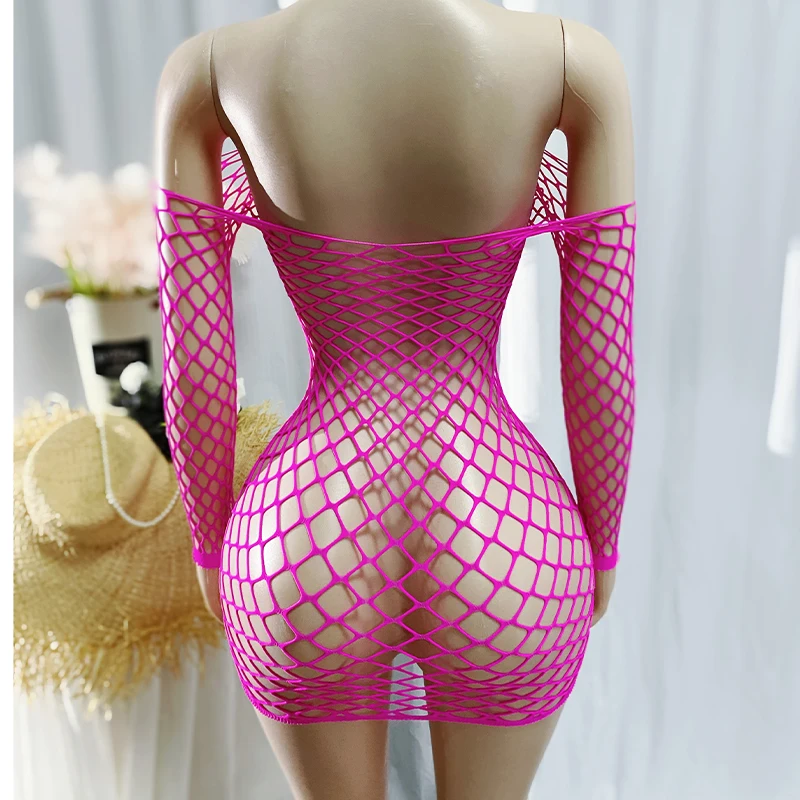 Women Long Sleeve Fishnet Cove - Cover Up Kaftan review and price