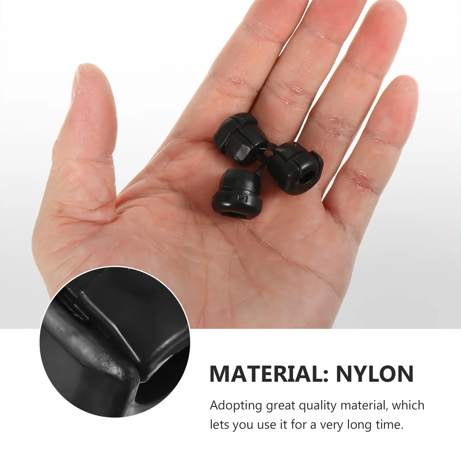 

20 pcs Nylon Cable Grips Strain Relief Bush For Cord Protector Wire Grommet Cable Gland Insulated Washer