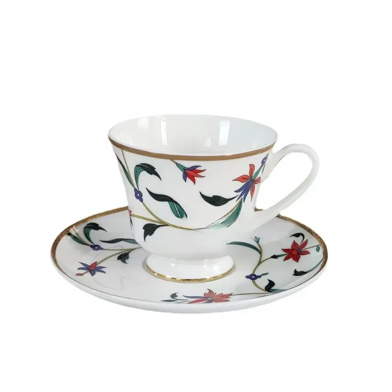 Ceramic Deluxe Water Cup Coffee Cup and Cutlery Set Family Afternoon Tea