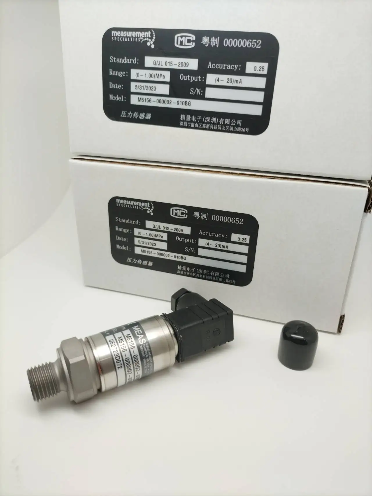 

M5156-000002-400BG Датчик давления промышленного класса MEAS Совершенно новый, оригинальный, быстрая доставка