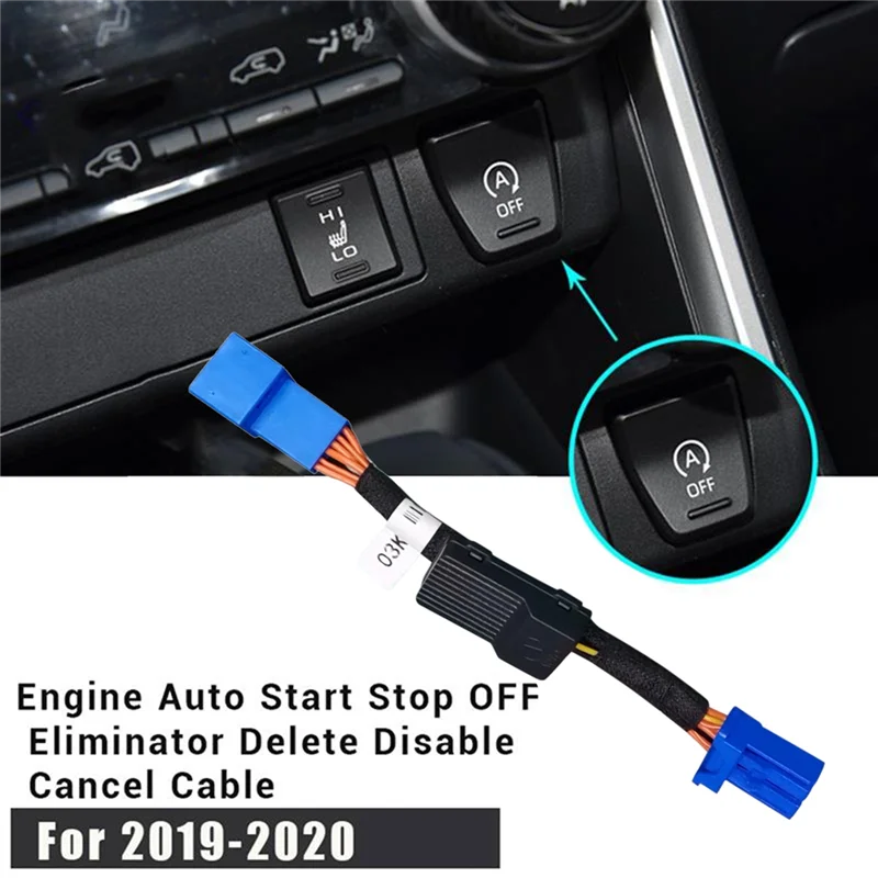 For Toyota RAV4 XA50 2019-2022 Car Auto Stop Canceller Automatic Stop Start Engine Eliminator Device Disable Plug Cable_X01A