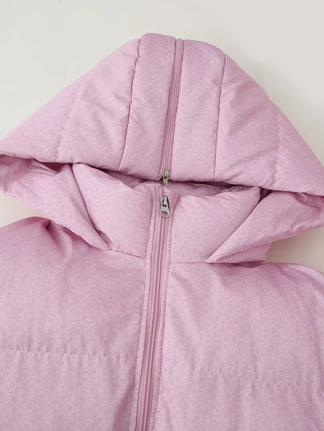 منتجات الشتاء الأوروبية والأمريكية الجديدة، معطف قطني سميك مطبوع بغطاء للرأس عصري وبسيط ولطيف للطلاب #6