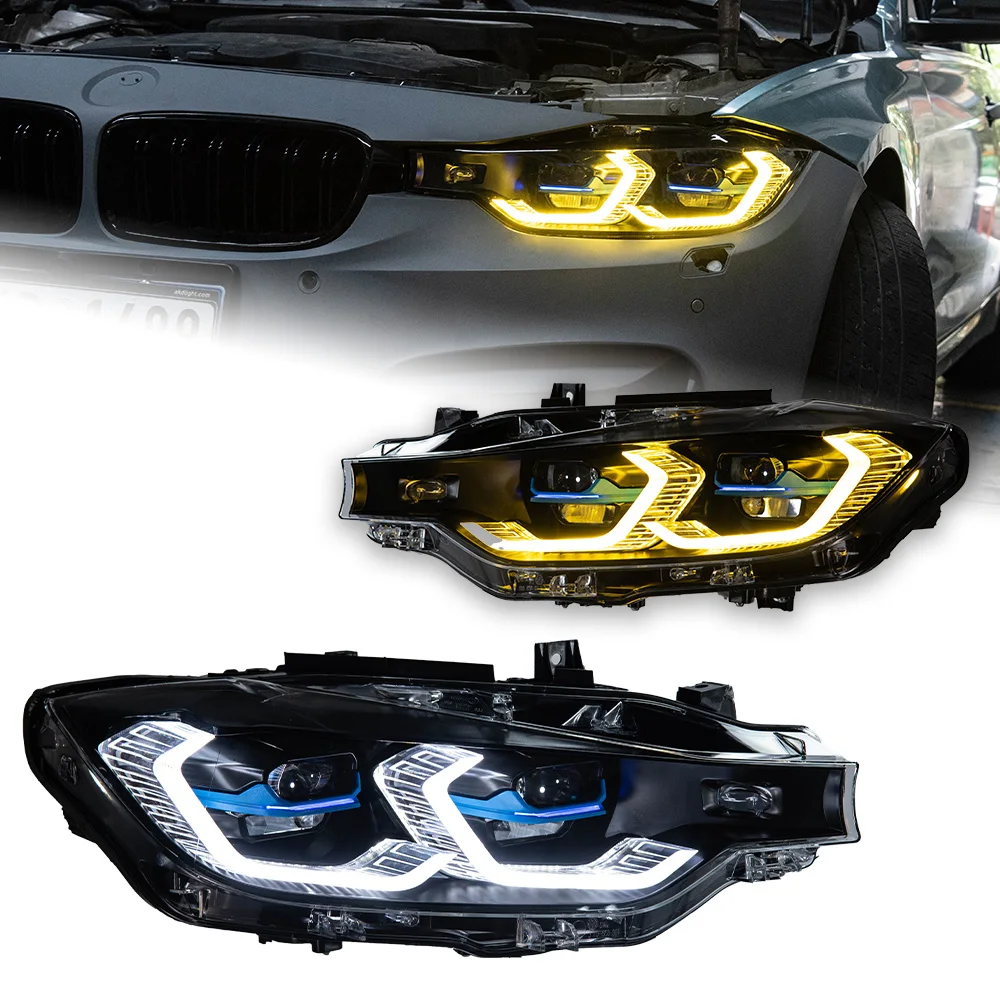 

2 PCS Car Lights for BMW F30 LED Headlight 2011-2019 3 Series F31 F35 320i 325i LED M4 design Laser Style Automotive Accessories