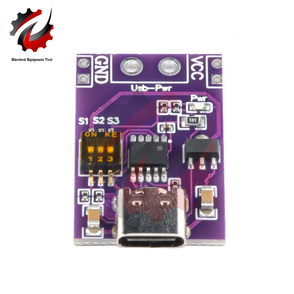 Type-C QC AFC PD2.0 PD3.0 a DC Spoof Scam Fast Charge Trigger Polling Detector USB-PD Notebook Power Supply Change Board Module