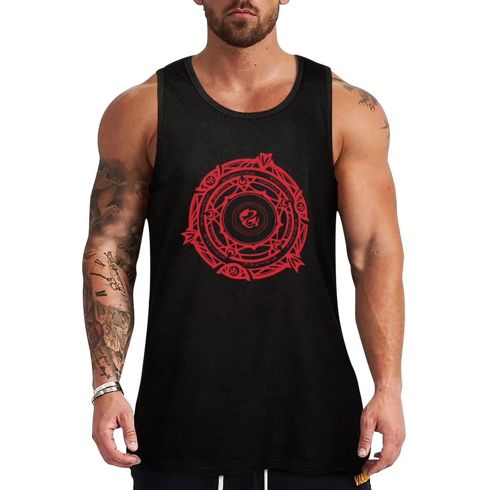 Gremory Clan Magic Circle Tank Top Men's clothing brands vest men Men's t shirt