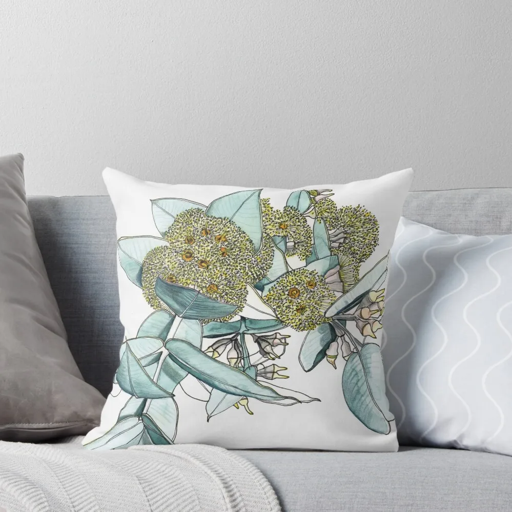 

Eucalyptus Mallee flowers yellow Throw Pillow Pillow Cases Decorative covers for pillows sleeping pillows luxury covers pillow
