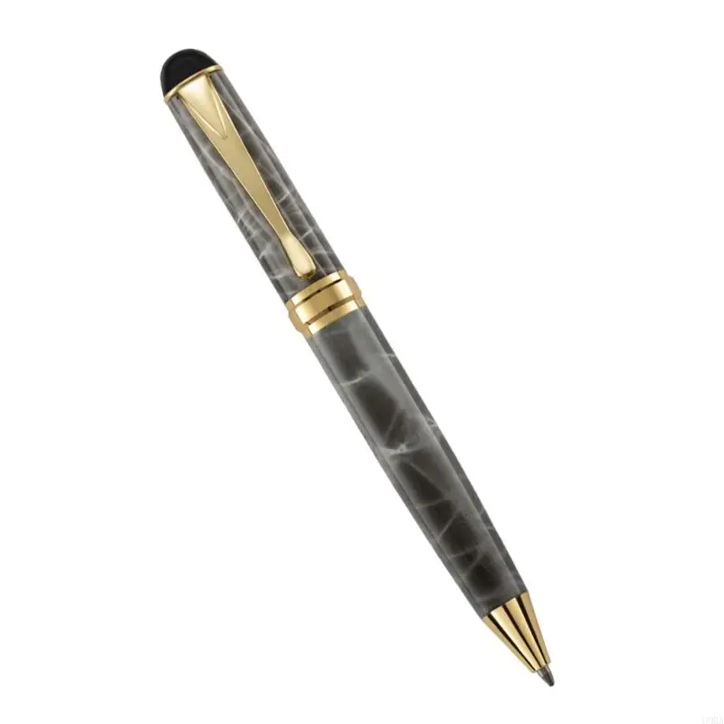 CORA Modern Ballpoint Pen Glowing Metal Finish Whirling Drum Smooth Toner Stream