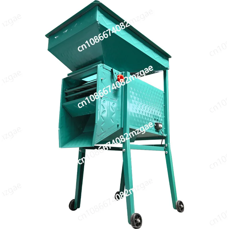 

Agricultural windmill electric household blowing grain raising wheat wind selection removal and sieve grain raising machine