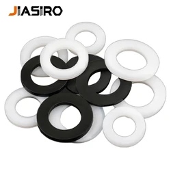 Nylon Flat Washer Black White M2 M2.5 M3 M4 M5 M6 M8 M10 M12 M14 M16 M18 M20 M24 Plastic Sealing Hard Washers Gasket for Screw