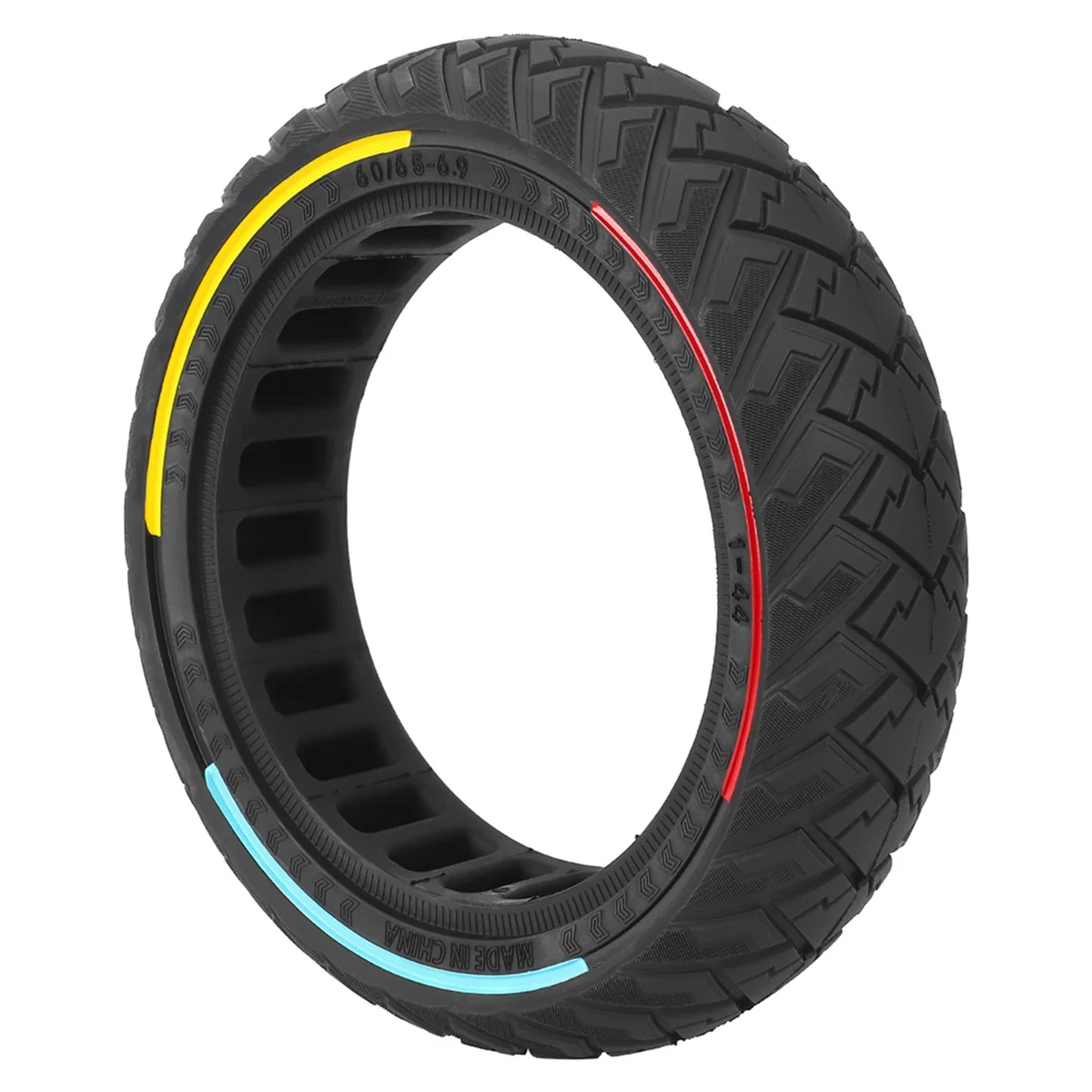 Ulip60/65-6.9 Four-Color Wing Pattern Off-Road Solid Tire Max G2 G65 Skateboard Wheel Multicolor