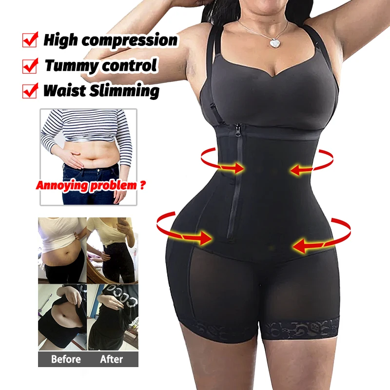 Colombian Girdles Shaper High Waist Panties Body Shapewear Abdomen Control Corset Tummy Slimming Buttock Lifter Female Underwear
