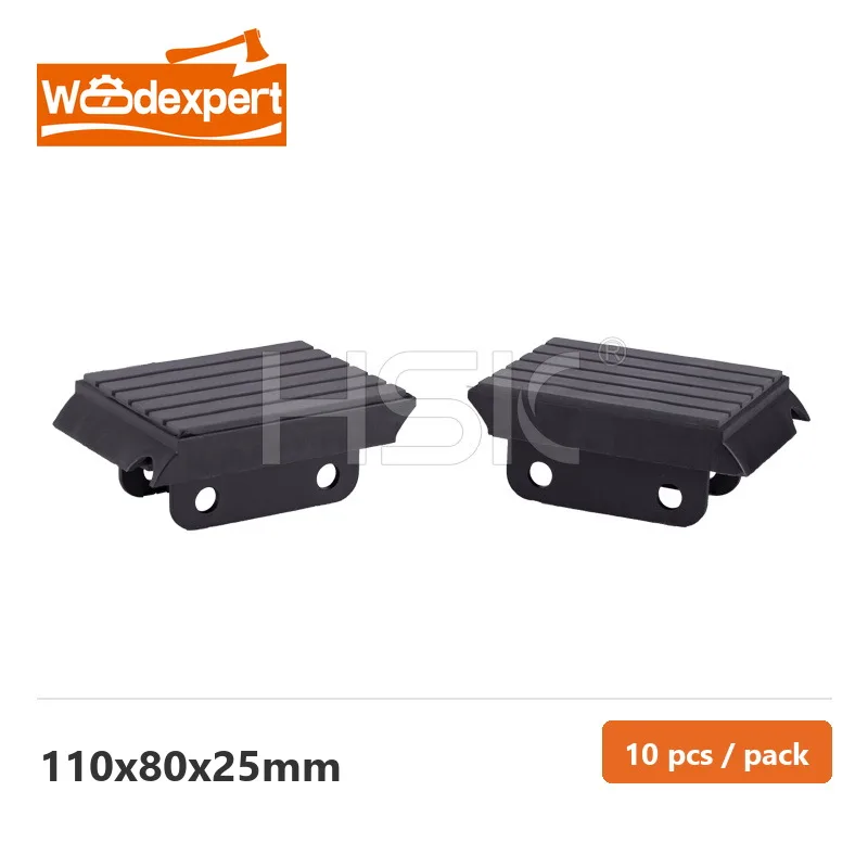10pcs Conveyor Chain Track Pads 110x80x25mm for Biesse Edge Banding Machine Replacement Parts