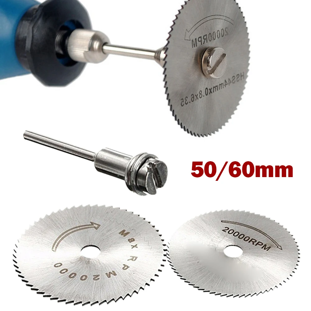 Mini brzeszczoty do pił tarczowych HSS Tarcze do cięcia drewna Akcesoria do narzędzi obrotowych Narzędzia do obróbki drewna Brzeszczot 50/60 mm