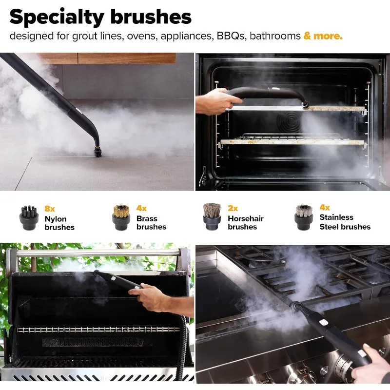 Dupray Steam Cleaning Pack – 24-Piece Accessory Kit for Dupray Steam Cleaners: Versatile set includes everything needed