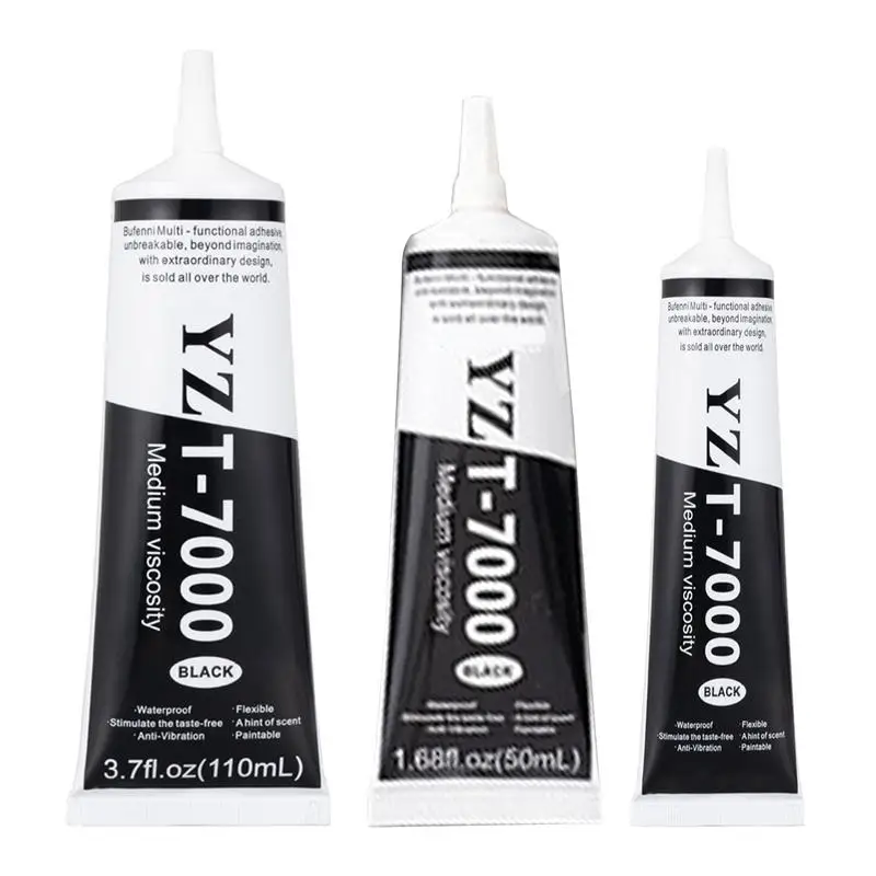 T7000 15ML 50ML 110ML Black Contact Phone Repair Adhesive T-7000 Glass Plastic Universal DIYs Adhesive Glue