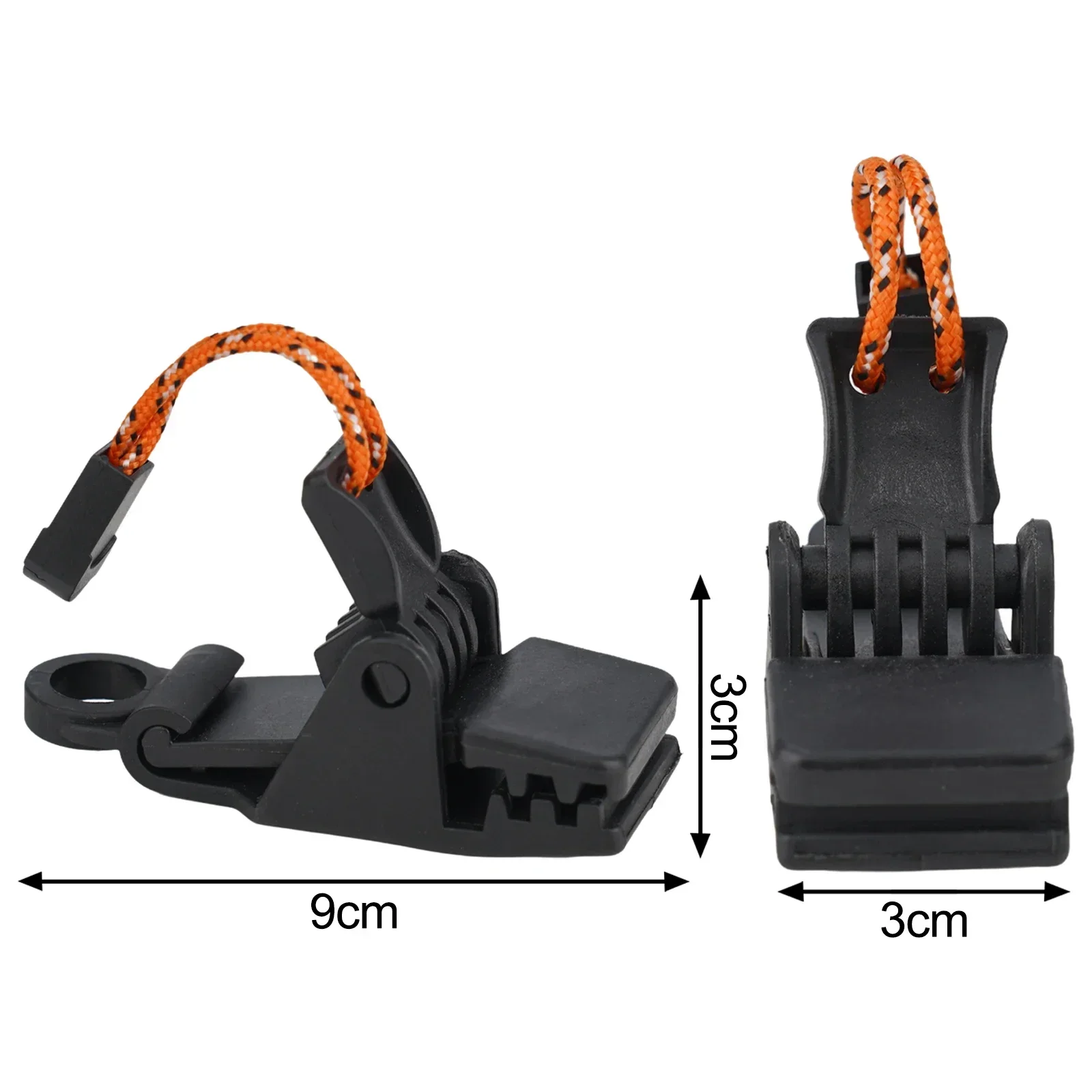 

Practical Quality New Tent Clamp Clips Fixed Canopy New Tent Wind Rope Clamps Crocodile Easy Installation Rope Strong Grip