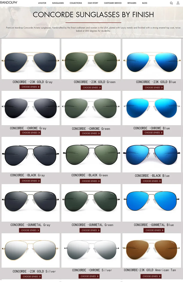 RE Sonnenbrille Mann USA Armee Militär Luftfahrt Pilot Sonnenbrille Glaslinse Frau Luxusmarke Retro Titan Rahmen Hohe Qualität – Detail 7