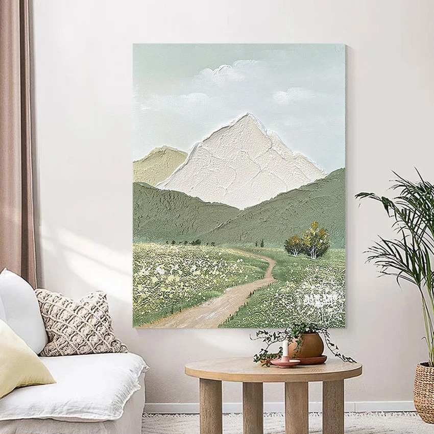

Modern Art Oil Painting Handmade Canvas Roll Custom Oil Painting Landscape Abstract Modern Wall Art Picture Unframed Decor