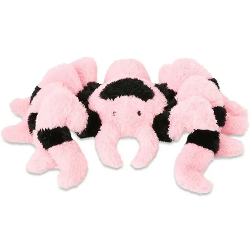 Pink Cow 35cm Animal Y2K Cute Spider Highland Cow Doll Soft Pink Cow Anime Stuffed Animal Figure Funny Kawaii Collectible Gifts