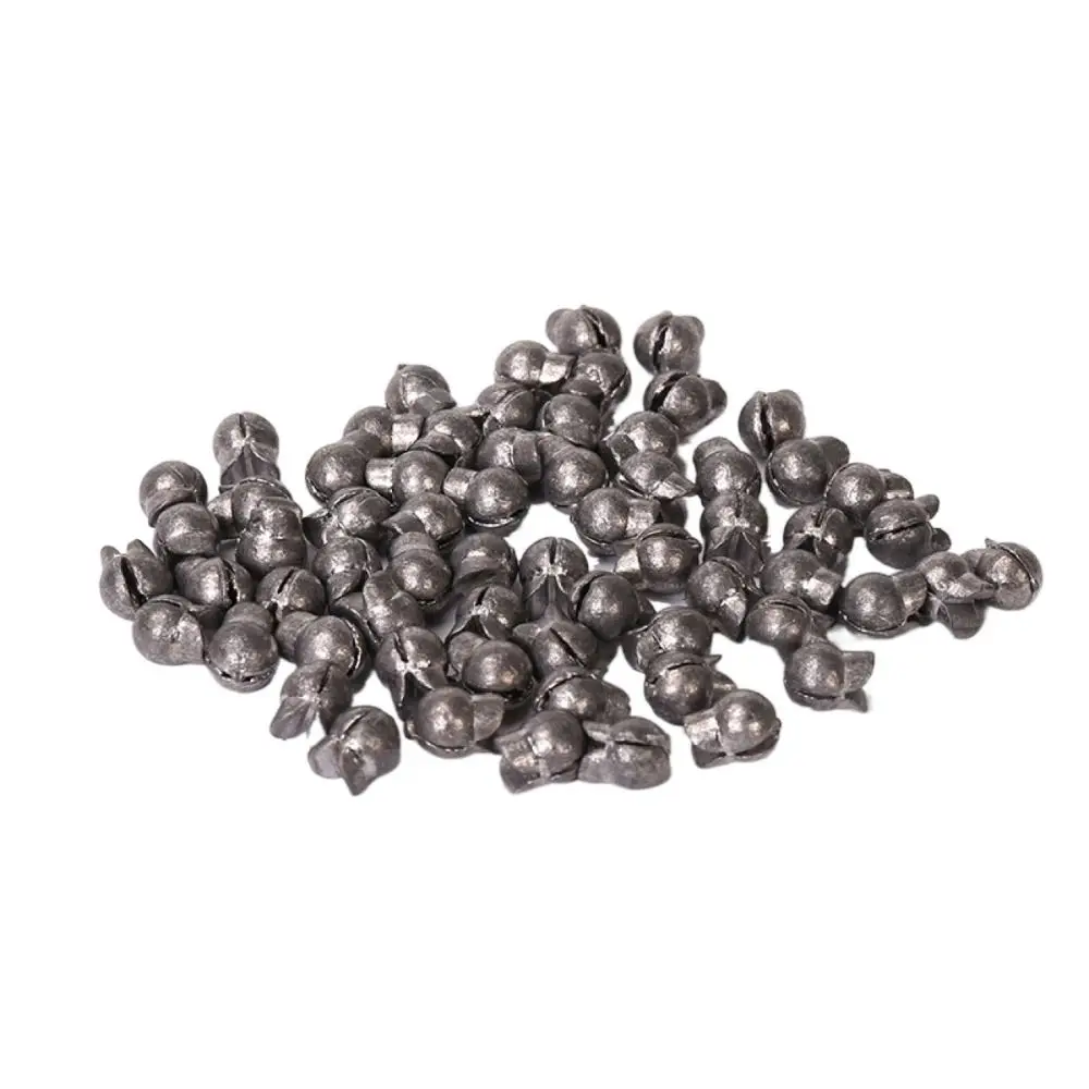 

50PCS Split Shot Fishing Fishing Bite Lead Bite Lead Quick Sinking Fishing Weight Removable 0.5-4g Fishing Lead Sinker