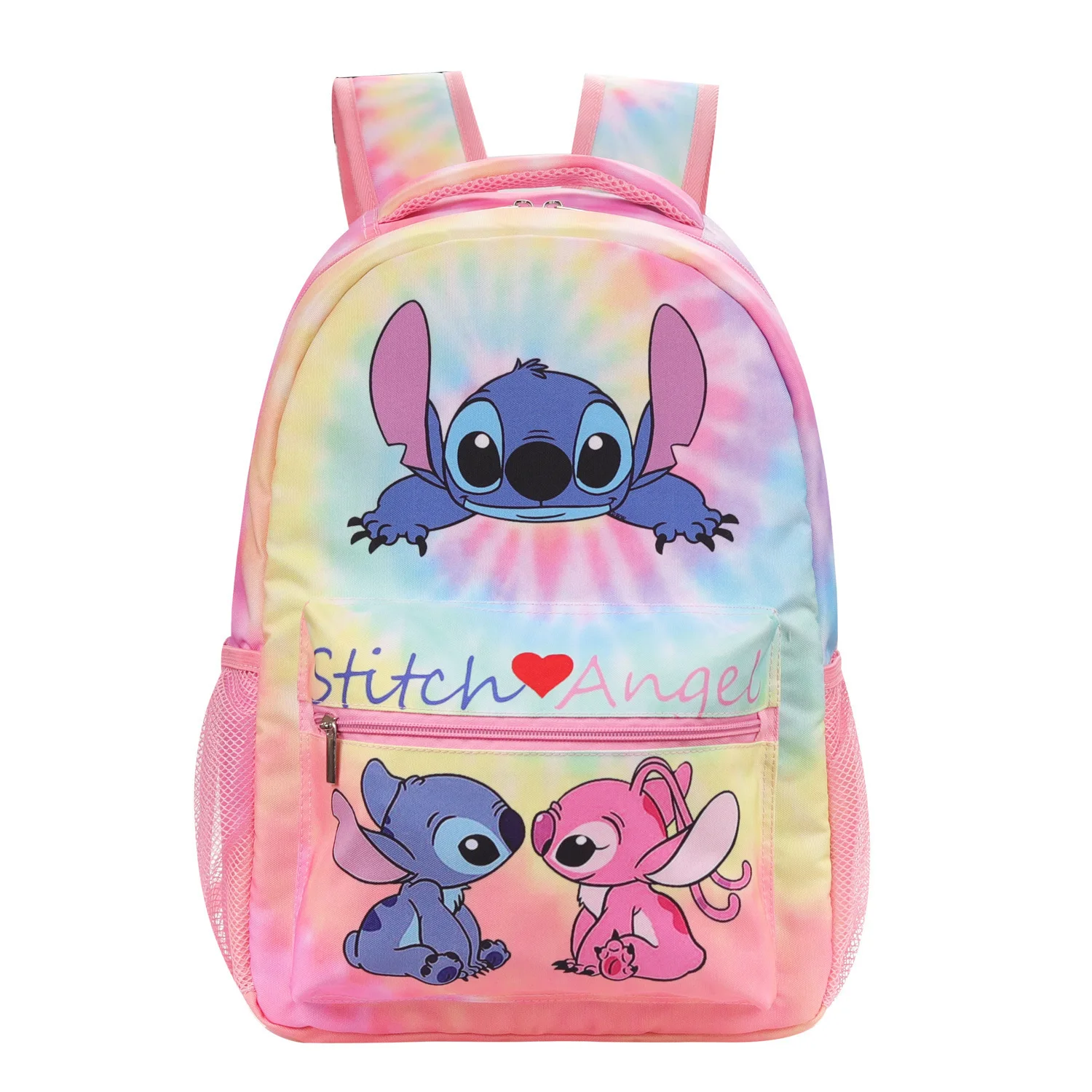 

Disney Stitch Cartoon storage Shoulder Bag Mickey Mouse boy girl Schoolbag KindergartenNew children Backpack handbag