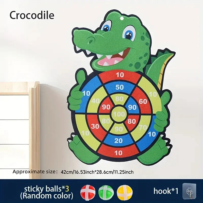 Giochi educativi Bersaglio per freccette Giocattolo per bambini Stickey Ball Dart Sport al coperto Giochi Montessori per bambini da 3 a 12 anni