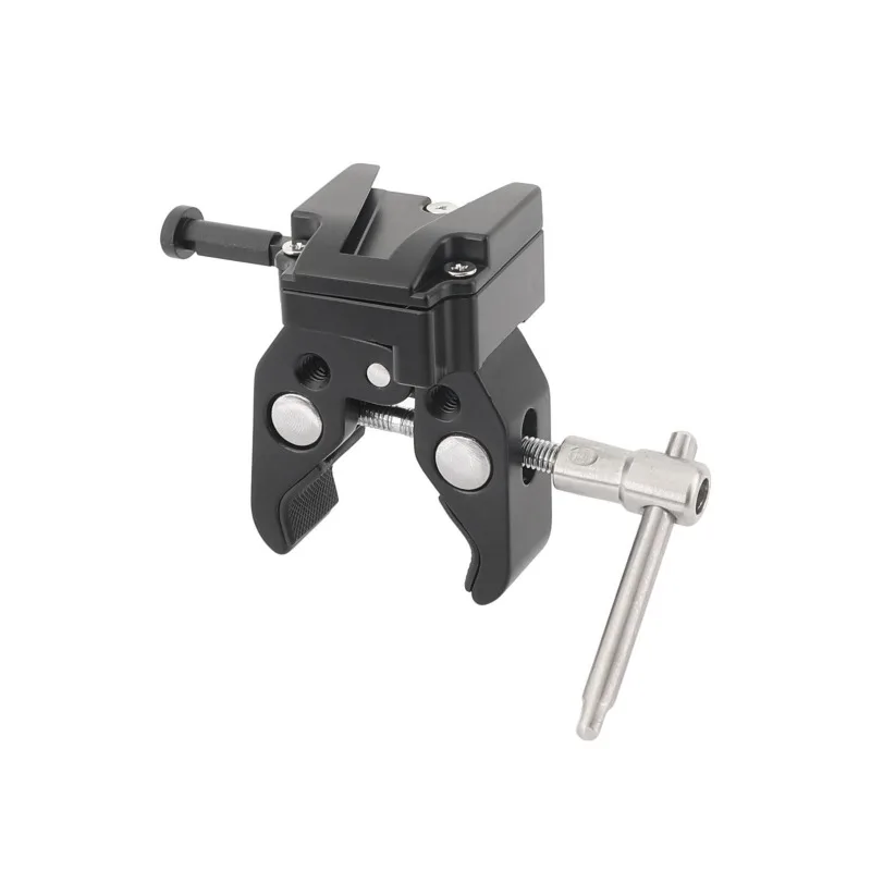 

Universal V-port battery gusset crab clamp fixed clip tripod tube power supply hanging plate