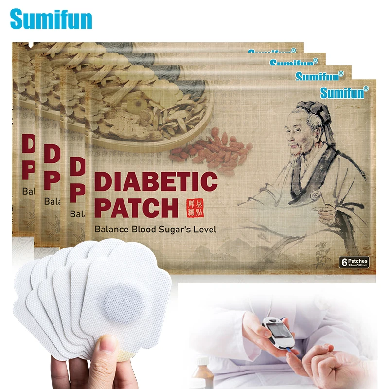 

6/18/30Pcs Sumifun Diabetic Patch Stabilizes Blood Sugar Level Hypoglycemia Medical Plaster Lower Glucose Diabetes Health Care