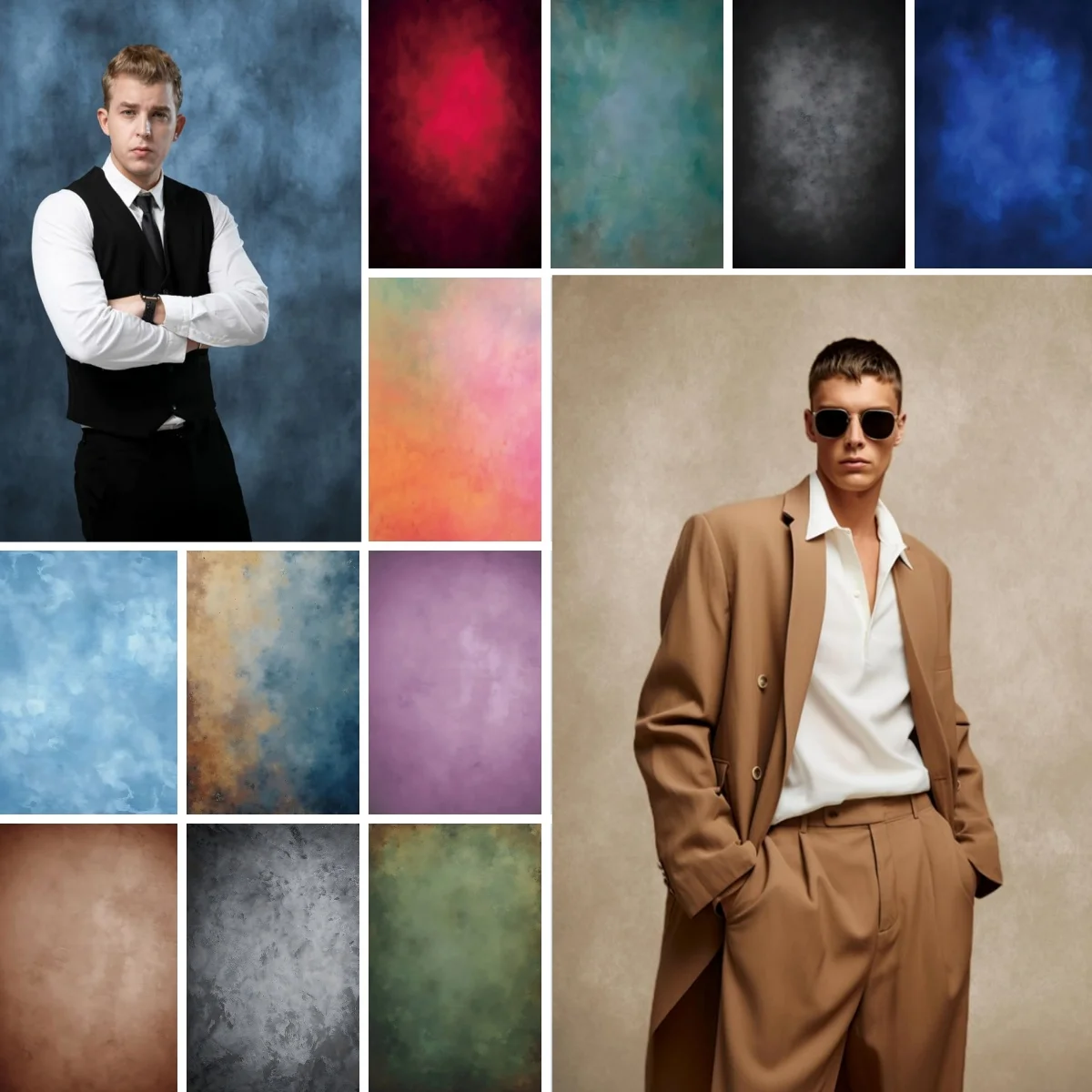 

Abstract Gradient Color Photography Backdrop Maternity Kid Adult Art Portrait Wedding Birthday Party Decoration Photo Background