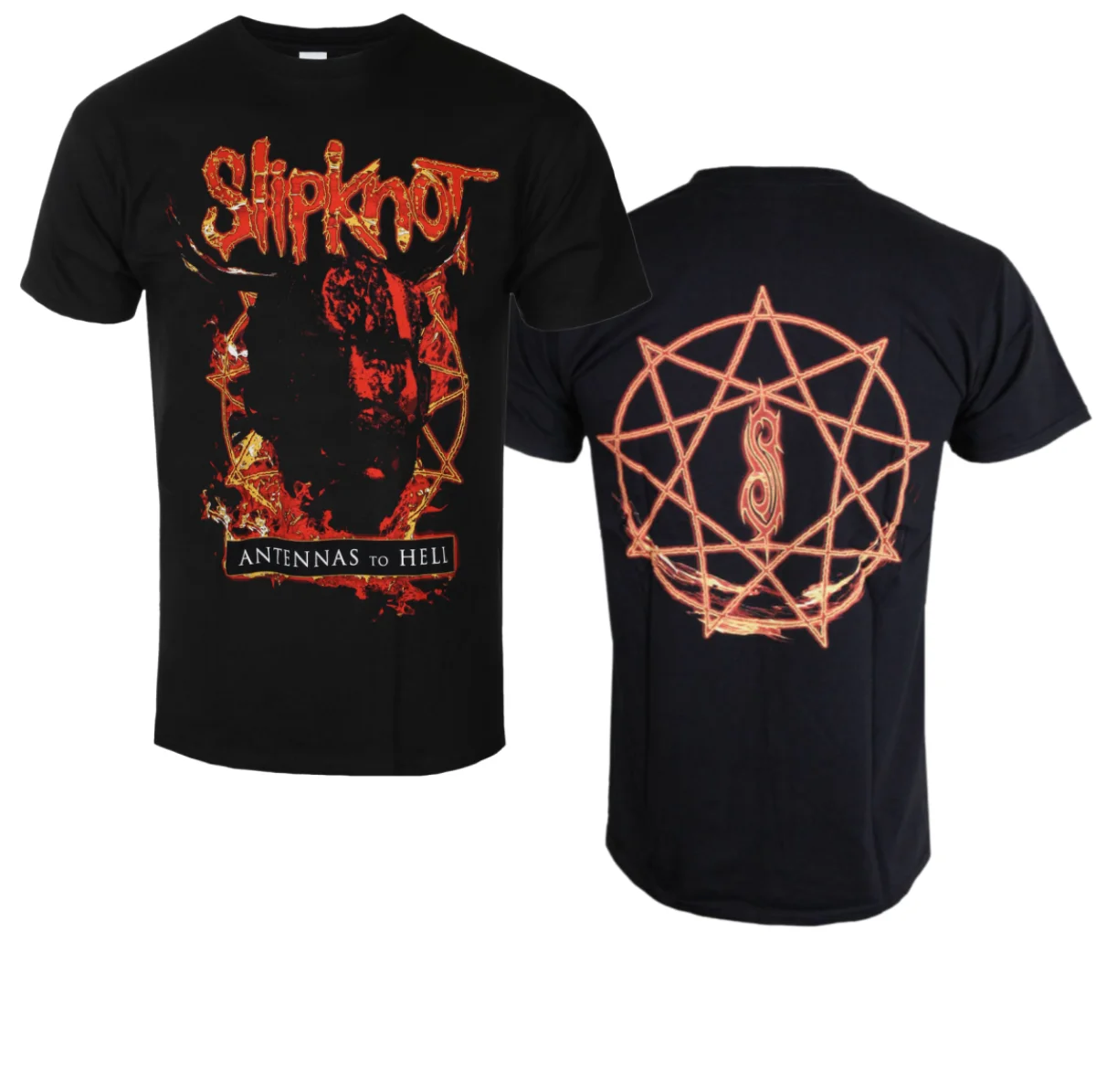Slipknot - Antennas To Hell Art Pattern Metal Band T-shirt - Casual Trendy Style Cotton T-shirt Suitable for Both Men and Women