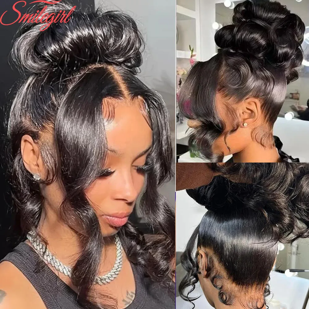 360 الدانتيل شعر مستعار أمامي شعر الإنسان حزام مخفي الجسم موجة الدانتيل الباروكات الأمامية للنساء شعر مستعار شعر الإنسان الدانتيل الكامل قبل قطعها الرباط #1